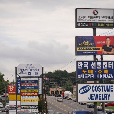 Knock-on effect: English ex-pat follows mother’s example with door-to-door campaign for Democrats