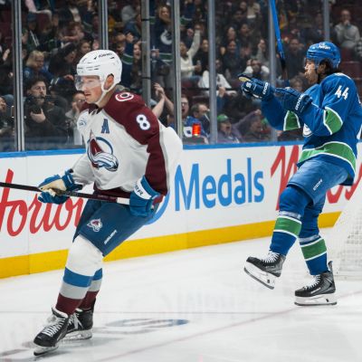 Canucks Tie Game Late But Fall 5-4 In Overtime To The Avalanche