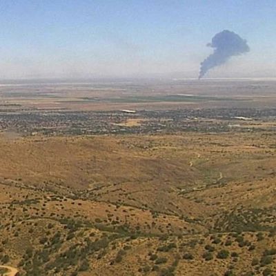 US Air Force B-52 bomber crashes at Edwards AFB in California, killing 8 crew members