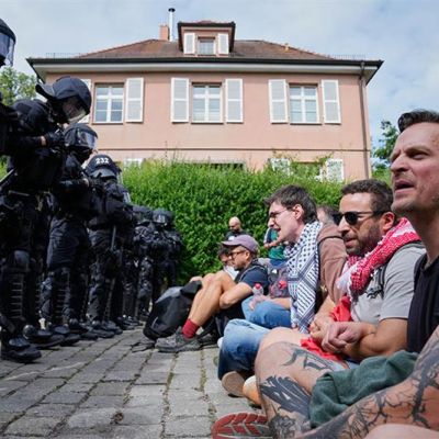 Far-right Alternative for Germany party elects leaders as protesters and police clash