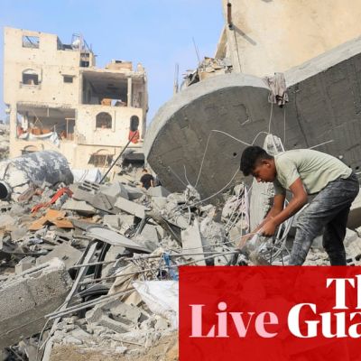 Middle East crisis live: Trump claims Gaza deal reached; Iran targets US bases in Kuwait