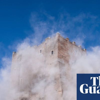 Worker trapped and one injured after part of Rome medieval tower collapses