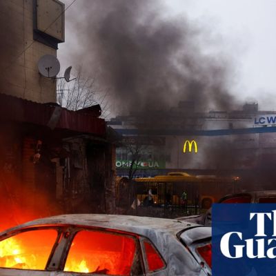 Russian attack on Kyiv cuts power to half of city and leaves two dead