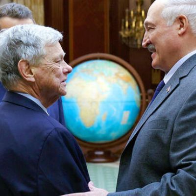 US envoy in Belarus for talks with longtime leader