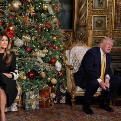 Trump warns against infiltration by a ‘bad Santa,’ defends coal in