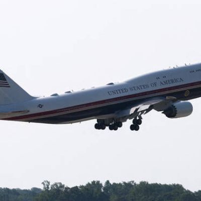 Trump debuts new Air Force One on trip to Theodore Roosevelt museum
