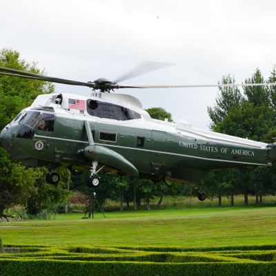 Donald Trump’s helicopter diverted to Luton Airport due to ‘minor hydraulic issue’