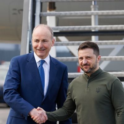 What is on Volodymyr Zelenskiy’s agenda for his first official visit to Ireland?