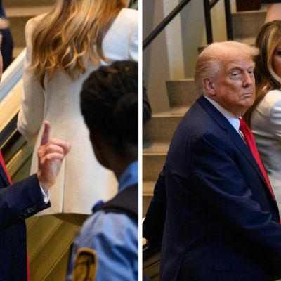 Trump lashes out over humiliating escalator incident