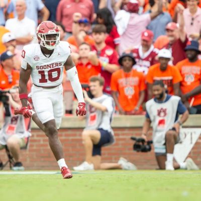 No. 21 Oklahoma gets pick 6 from Kip Lewis to finish comeback win over Auburn, 27-21