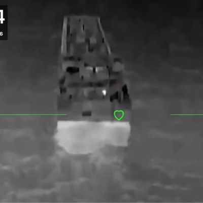 Ukraine’s drone commander posts video showing strikes on 14 Russian vessels overnight