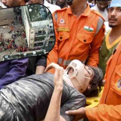 50-Year-Old Building Collapses in Delhi’s Satya Niketan, Killing 7