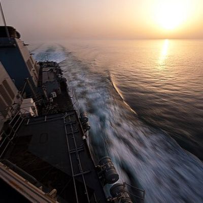 Unknown projectile hits vessel in Strait of Hormuz, injuring crew member