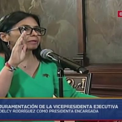 Delcy Rodriguez has assumed the post of acting President of Venezuela