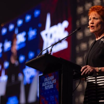 Hanson takes aim at Coalition in fiery pitch to conservative voters