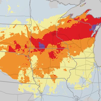 Winter Storm In Upper Midwest Bringing Blizzard Conditions; Record Snow Possible In Parts Of Midwest