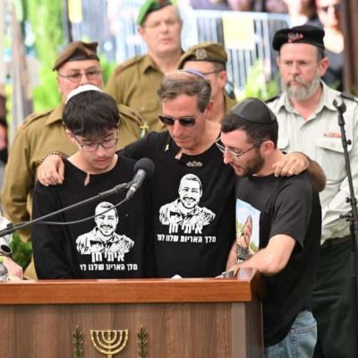 ‘Hero, you’ve become a national symbol’: crowds gather at the funeral of returned fallen hostage Sgt. Itai Chen