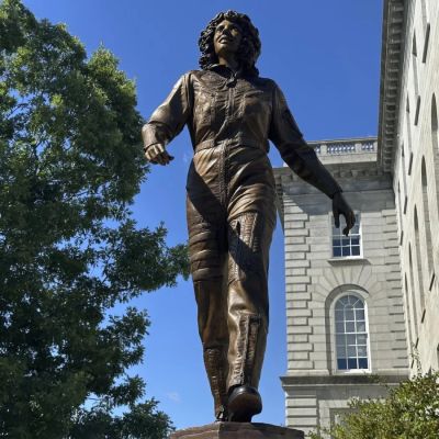 Christa McAuliffe, still pioneering, is first woman with a statue on New Hampshire capitol grounds