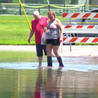 Officials in Waterville say they don't know when flooding will end