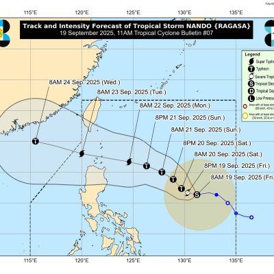 PAGASA warns public as Nando seen to become super typhoon by Monday