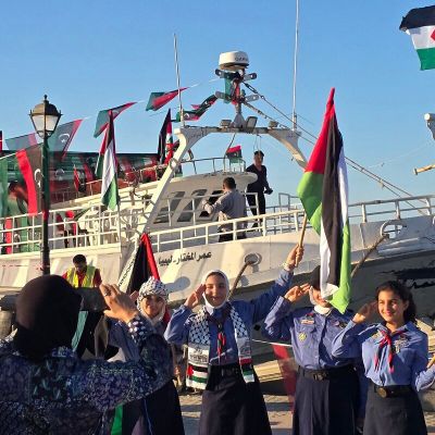 Tunisians protest attacks on Gaza aid flotilla