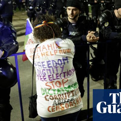 ‘We don’t know what to hope for’: Romanians torn after barring of far-right hopeful