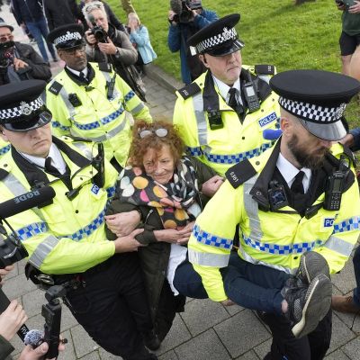 More than 60 arrested over Palestine Action protest outside Labour Party conference
