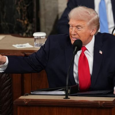 From talking up the 250th anniversary to shaking John Fetterman’s hand, here are the Pa. moments in Trump’s State of the Union address