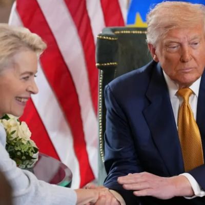 Brussels has demanded that Washington abide by the trade deal amid tariff chaos