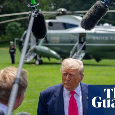US justice department investigating TV networks over Trump pool coverage