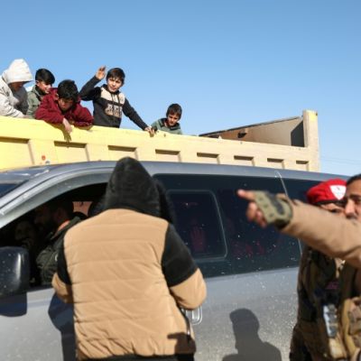 Syrians flee Kurdish-controlled area near Aleppo