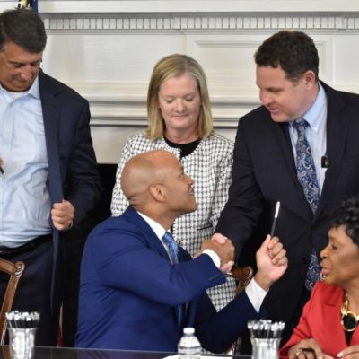 Moore signs fiscal 2026 budget with tax increases into law in final bill signing