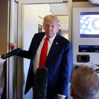 Donald Trump slams Sadiq Khan as ‘worst mayor in the world’ in Air Force One …