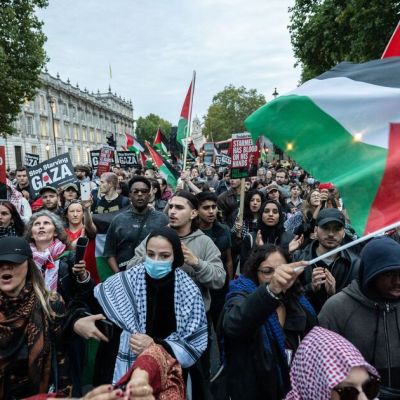Fury as UK’s ‘double standards’ allow Palestine protests after synagogue attack