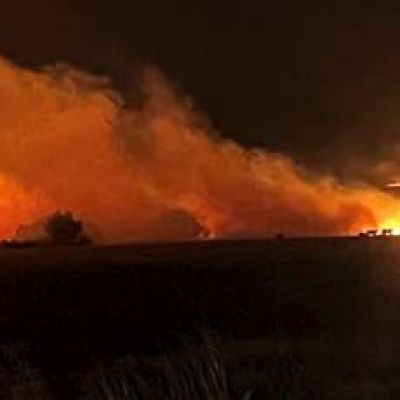 Oregon fire is the largest burning in the US. Thunderstorms and high winds are exacerbating it