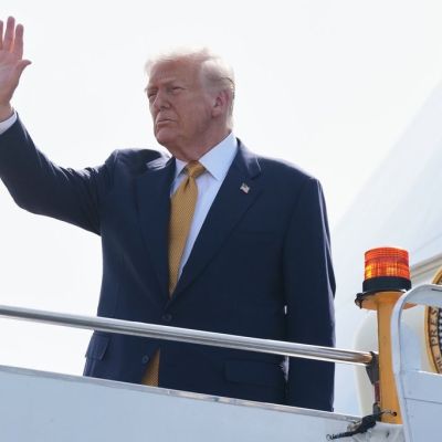 The Latest: Trump set to arrive in Japan, where he’ll meet new Prime Minister Takaichi