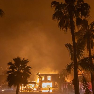 Polymarket is taking bets on the Palisades fire in California