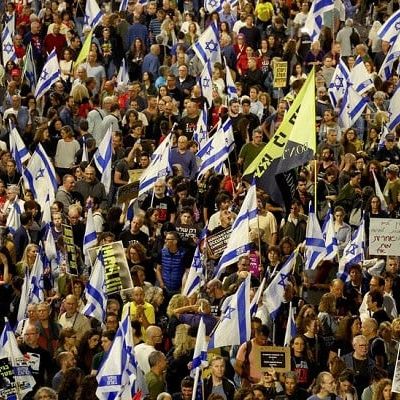 Thousands rally against Netanyahu ahead of vote, demand inquiry into October 7 failures