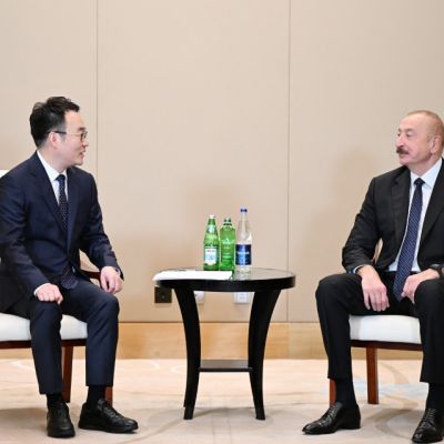 President Ilham Aliyev met with Executive Vice President of PowerChina Group in Tianjin