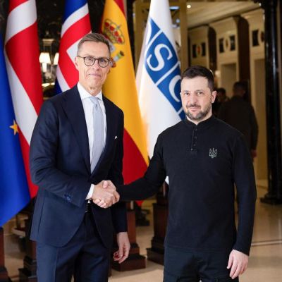 Finnish President Stubb arrives in Kyiv to discuss Ukraine security, sanctions -VIDEO
