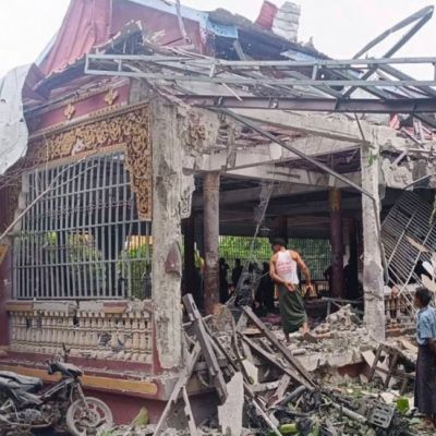 At least 24 killed as paraglider drops bombs at Myanmar Buddhist festival