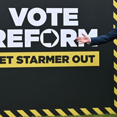 Farage urges Britain to back Reform and oust ‘gutless’ Keir Starmer