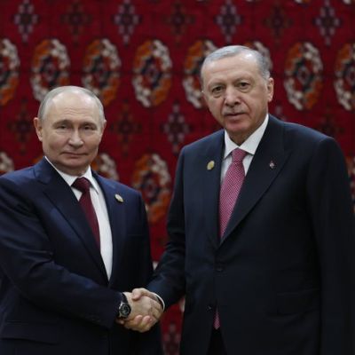 Erdogan, Putin address South Caucasus developments during Ashgabat talks