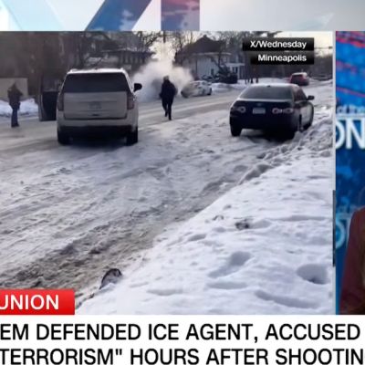 Kristi Noem Falsely Claims ICE Agent Was ‘Ran Into’ Before Deadly Shooting In Minneapolis