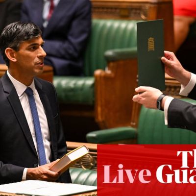 Rishi Sunak should stay as Tory leader until November, says senior Tory – UK politics live