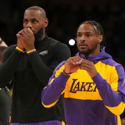 LeBron James and son Bronny will have a special Cleveland homecoming Wednesday night  —  playing on the same team