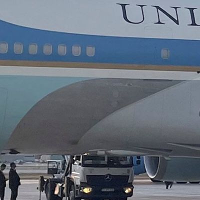 Iran’s state media mock Trump over airplane switch, as meme shows him hiding in a catering truck