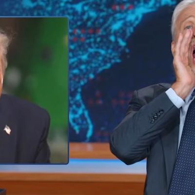 Jon Stewart Reveals How ‘Man-Baby’ Trump’s ‘Worst Nightmare’ Came To Life On Network TV
