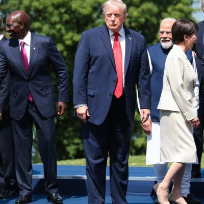 Tired And Confused-Looking Trump Continues Selling Iran ‘Deal’ At G7 Close