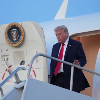 Trump confirms he switched planes after Nato summit because of possible threat